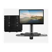 Mount-It! Wall Mounted CPU Holder with Secure Straps