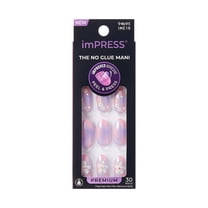 KISS imPRESS Premium Press On Nails, ‘Pick Me First’, color, length shape, 30 Count