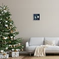 thumbnail image 2 of Stupell Industries Blue Patterned Ornaments Holiday Painting White Framed Art Print Wall Art, 12 x 12, 2 of 9