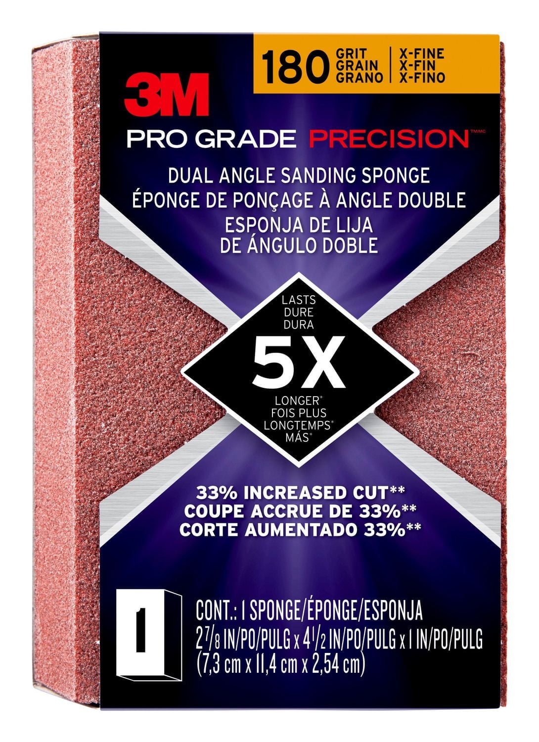 3M Pro Grade Precision Dual Angle Sanding Sponge