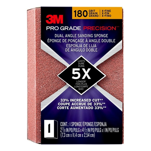 3M Pro Grade Precision Dual Angle Sanding Sponge