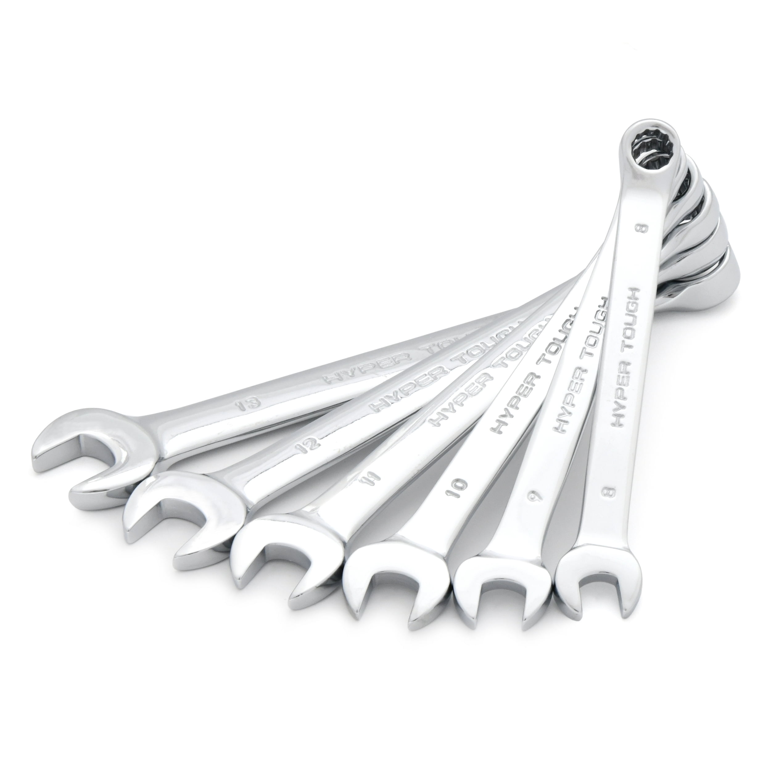 Hyper Tough 12-Piece Metric Combination Wrench Tool Set, Hand Tools