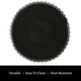 thumbnail image 4 of Dainty Home Set of 6 Placemats | Elegant and Durable | 15x15 in Round Woven Non-Slip Washable Place Mats | Tear-Resistant Heat | Resistant Placemats, 4 of 4