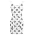 thumbnail image 4 of CEHVOM Robe Décontractée Sans Manches à Col en V pour Femmes avec Imprimé à Pois et Bretelles, 4 of 6
