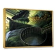 thumbnail image 3 of Designart 'Old Watermill In Green Nature Landscape' Lake House Framed Canvas Wall Art Print, 3 of 5
