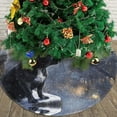 Christmas Tree Skirt Winter City French Bulldog Halloween Tree Skirt