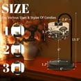 thumbnail image 3 of Candle Warmer Lamp with Timer, Mushrooms Strawberries Dragonflies Leaves Flowers Non-slip Wireless Remote Control Wax Melts Warmer with 4 Bulbs for Home Office Dorm, Birthday Gifts for Women, 3 of 7