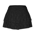 thumbnail image 2 of Women's Lace Mini Skirt Y2K Floral Lace Elastic Waist Layered Ruffled A-Line Short Skirt Elegant Flared Design Lightweight Comfortable Summer Skirts, 2 of 5