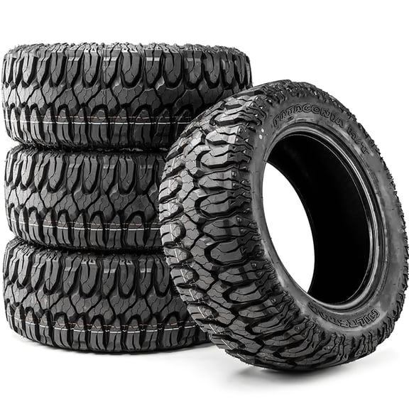 Set of 4 Milestar Patagonia M/T 37X12.50R20 128Q F 12 Ply mud Light Truck Tires