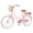 Pink-1, variant on POVANLI 20" Girls Bike with Detachable Basket,Kid Bicycle for 6-8 Years Old,No Training Wheels Included Gift Pink