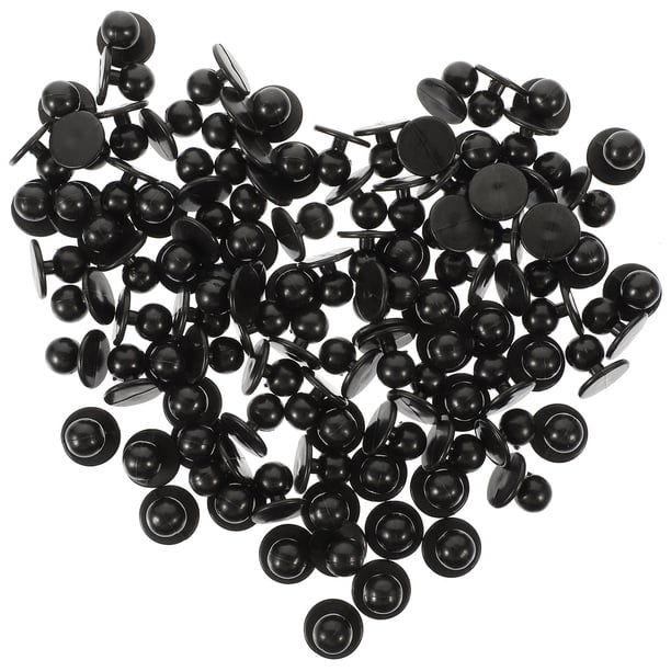unbranded 100Ud Botones Para Sustitución Botones De Coser Negros Confección Y Manualidades De Ropa