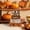B, variant on Thanksgiving Wooden Stack with Turkey Topper & Turkey Motifs Farmhouse Holiday Centerpiece for Dining