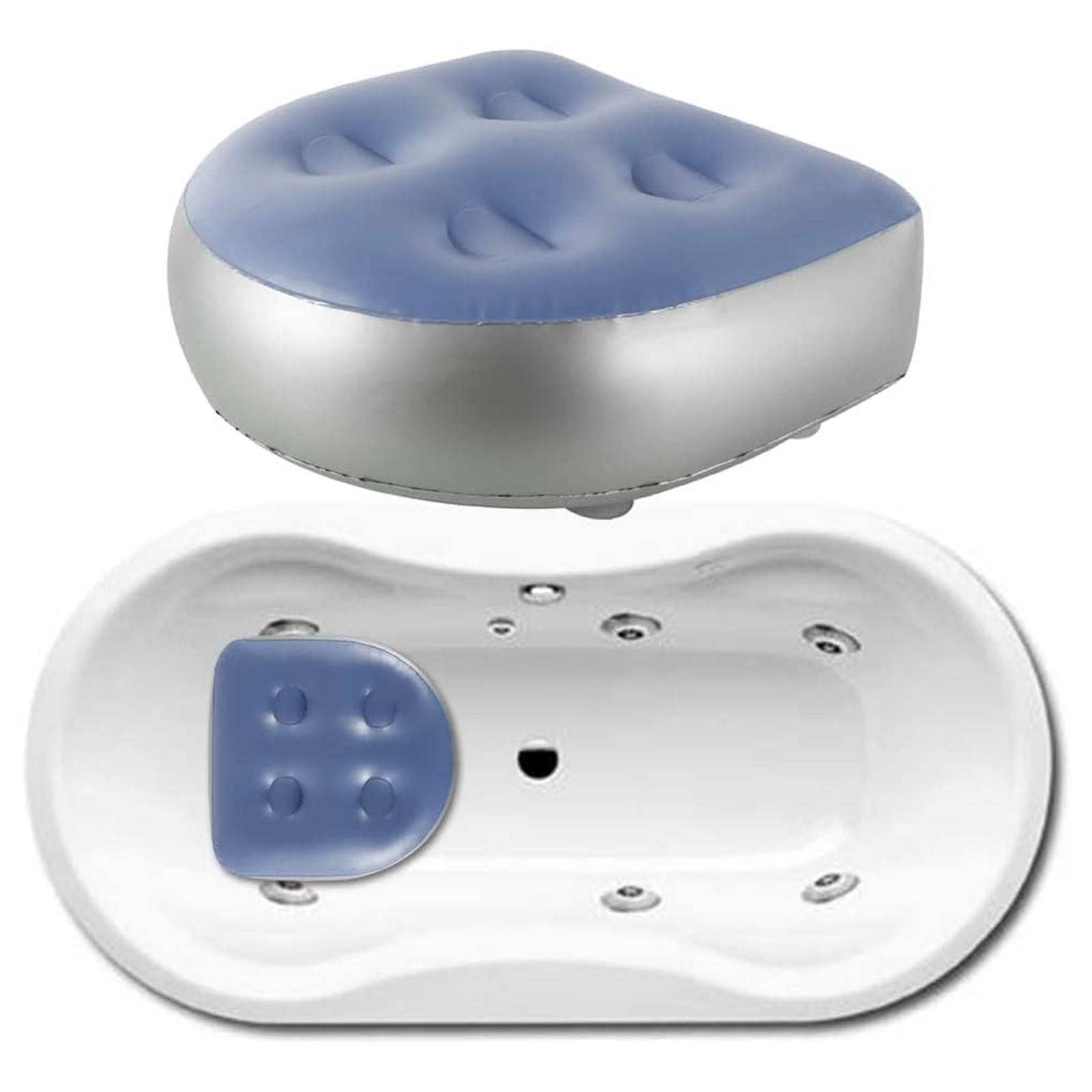 Coussin Spa Booster Pour Bain à Remous - Ventouses, PVC Imperméable, Confortable Et Durable - 8