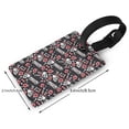 thumbnail image 4 of Daiia Vintage Skull Casino Durable Luggage Tags with Secure Strap Travel ID Tags Suitcase ID Tags Bag Identification Tags - Easy Identification for Men and Women, 4 of 8
