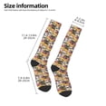 thumbnail image 2 of Gaeub Chaussettes Design Imprimé Chat Mignon Chaussettes Hautes Extensibles pour Hommes Femmes Adolescents, Chaussettes de Softball Soccer pour Randonnée, Sport, 2 of 6