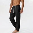 thumbnail image 6 of DayScoop Mens Plus Size Pants Summer Trousers Fashion Casual Sagging Loose Straight Leg Wide Leg Cool Sports Full Length Pants, 6 of 6