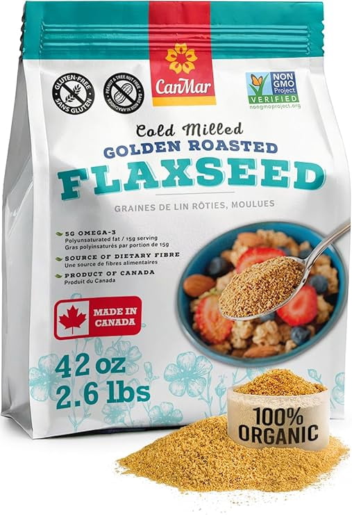Flax for Nutrition™ Cold Milled Golden Roasted Flaxseed 1.2 kg