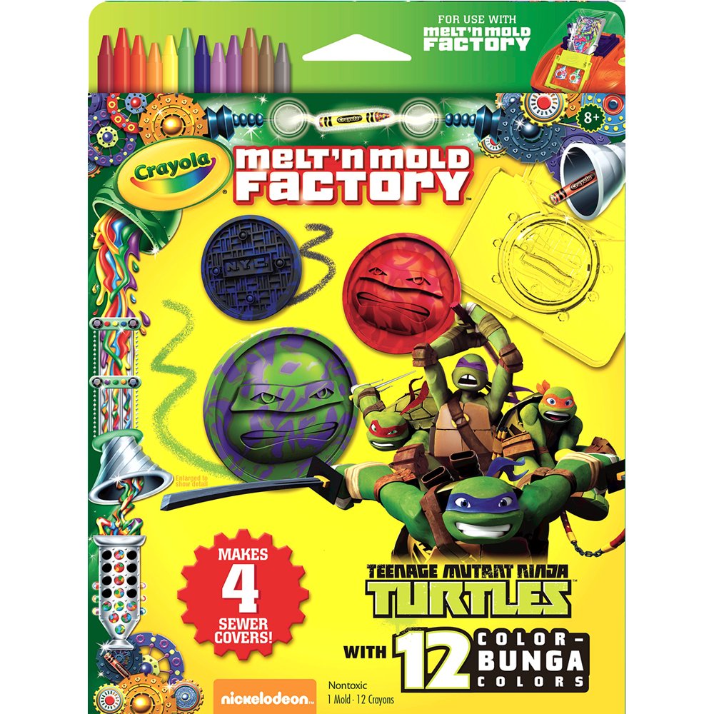 Crayola Melt 'N Mold Factory KitTmnt Color Bunga