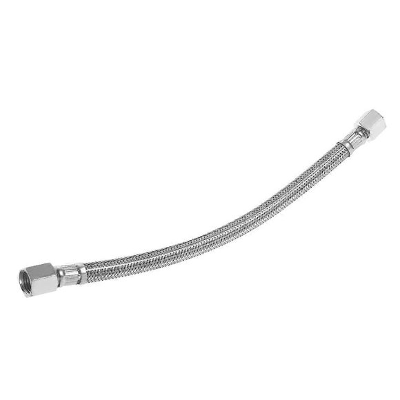 Flexible Pneumatic Hose Air Compressor Replacement For General Users 15.72X0.79X0.39in Silver 1Pack