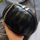 thumbnail image 4 of Bolso de hombro con cadena para mujer, bolso de mano informal de PU, pequeño bolso redondo, bolsos de Halloween, 4 of 7