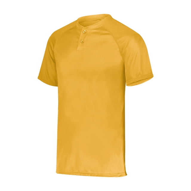 Augusta sportswear Boy's Attain Wicking Two Button Baseball Jersey