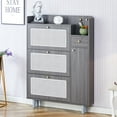 thumbnail image 2 of Shoe Storage Cabinet Narrow Hidden Shoe Cabinet Modern Storage Cabinet for Corridors and Living Rooms, 2 of 5