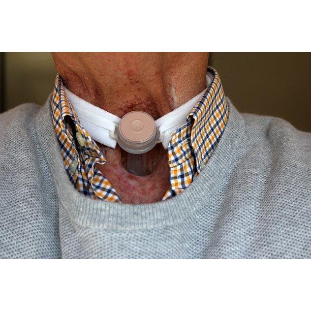 Laryngectomy Larynx Stoma Disability Surgery12 Inch BY 18 Inch