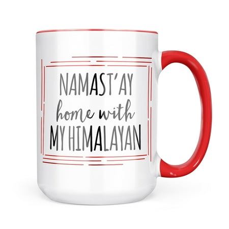 

Neonblond Namast ay Home With My Himalayan Simple Sayings Mug gift for Coffee Tea lovers