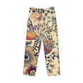 thumbnail image 4 of Daiia Men'S Floral With Birds And Fantasy Flowers Pants,Bottoms Sleep Lounge,Pajama Pants,Pj Bottoms Drawstring And Pockets-Small, 4 of 9