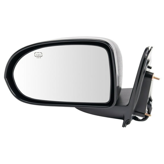 TRQ Side View Mirror Power Heated Folding Driver Left LH for 07-13 Jeep Compass MRA05707