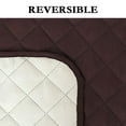 thumbnail image 6 of PrimeBeau Durable Sofa Slipcover for Pets and Kids, Elastic Strap, Brown/Beige, 6 of 7