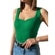 thumbnail image 1 of TRKIYQC Mujeres Knit Rib Tank Tops Verano Casual Slim Fit Color sólido Sin mangas Tops para Streetwear Club Wear TRKIYQC  moda, 1 of 3