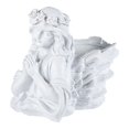 thumbnail image 1 of Estatua de ángel con suculentas y jarrón de patio Blanco Sunnimix Jardinera de jarrones 17 cm x 24,5 cm x 21 cm, 1 of 7