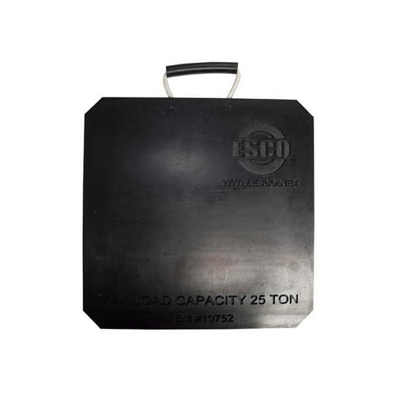 Esco Equipment 10752 Esco Jack Plate 18"x18"x1" 55 Ton Capacity