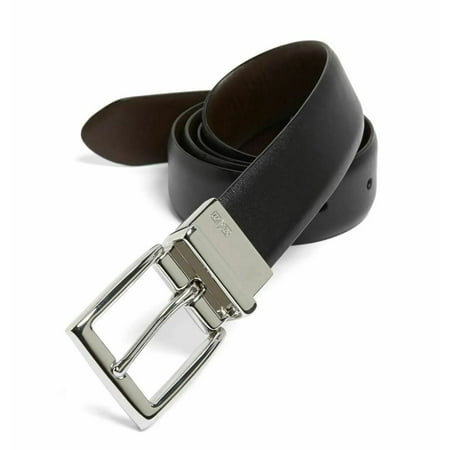Polo Ralph Lauren Reversible 1 1/4" Leather Belt - Black / Brown - 42