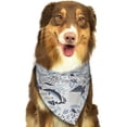 thumbnail image 6 of Naloa Sea Life Elements Dog Bandanas 1PC Washable Triangle Dog Scarfs Premium Durable Fabric, for Small Medium Large Dogs and Cats, 6 of 6