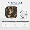 thumbnail image 3 of Hirioo Palatial Style Flower Rabbit for 2PCS Windshield Sun Shade Foldable | Front Windshield Shade for Sun, Heat and UV Rays-Large, 3 of 6