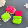 thumbnail image 2 of For Airpods 3 Pro 2 Case Neon Fluorescence Cases for Airpods Pro 1 2 Liquid Silicone Soft With Hook Cover Air Pods Pro 2 Fundas, 2 of 7