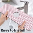 thumbnail image 6 of Pofeuu Flamingo On Checkered Print Splash Guard for Sink Faucet Sink Gadgets-Splash Guard Behind Faucet Drip Catcher for Kitchen, Bathroom,Sink Mat, 6 of 7