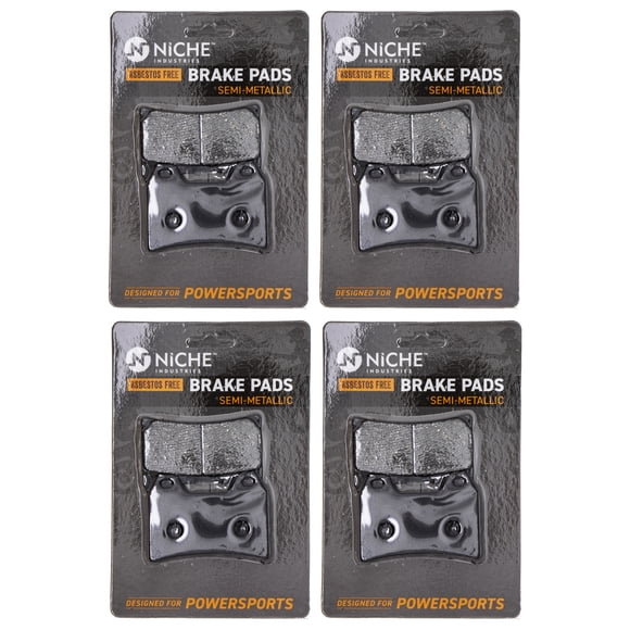 Niche Jeu de Plaquettes de Frein pour BMW F800S Semi-Métalliques Moto, Lot de 4 519-KPA2301D