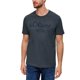 thumbnail image 2 of s.Oliver Camiseta hombre - Basic, estampado logo, cuello redondo, algodón Gris oscuro M (Medium), 2 of 5