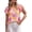 Pink Multicolored Floral, variant on Boho Floral Tops for Women Summer Blouses Dressy Casual 2026 Spring Beach Vacation Ruffle Short Sleeve Shirts