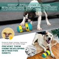 thumbnail image 6 of Puzzle  Adjustable  Dispensing Ball  Dispenser Tough Slow Feeder Puppy Enrichment   Pet Interactive Chase  for Small Medium Large Dogs to Keep Them Busy,, 6 of 6