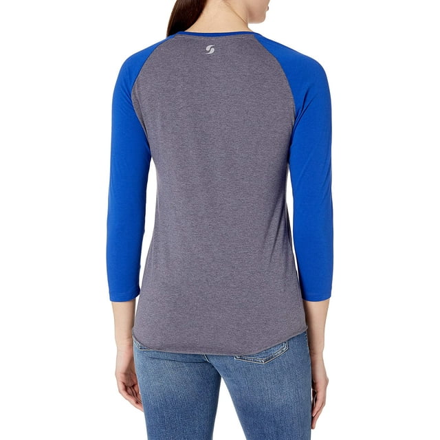 Soffe T-Shirt de Baseball Chiné pour Femmes - 3050V