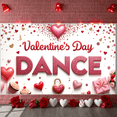thumbnail image 6 of Red Theme Valentine's Banner Heart Shape Love Display Rose Decor Romantic Heart Backdrop for Valentine's Party Romantic Date Anniversary Celebration, 6 of 9