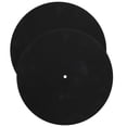 thumbnail image 2 of 2pcs Record Platter Mats Vinyl Record Player Felt Mat Phonograph Turntable Accessories, 2 of 8
