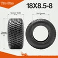 thumbnail image 3 of HALBERD 18x8.50-8 Lawn Mower Tires 4Ply 18x8.50x8 Garden Tractor Tire  Heavy Duty  Tire Set of 2, 3 of 6