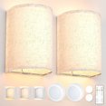 thumbnail image 2 of Iluminación de pared LED decoración luz nocturna vintage recargable para sala de estar y pasillo, 2 of 9