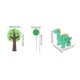 thumbnail image 2 of Moluckfu 33Pcs Wild Animal Cake Toppers Jungle Theme Cake Decorations for Birthday Cakes, 2 of 6