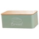 thumbnail image 4 of Panera de acero al carbono con tapa de bambú, de una sola capa, ideal para repostería, ideal para encimeras de cocina, pan casero, donas y galletas. Verde, 4 of 9